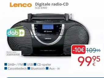 Eldi Digitale radio-CD SCD-6900 aanbieding