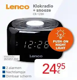 Eldi Klokradio + snooze aanbieding