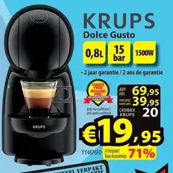 ElectroStock KRUPS Dolce Gusto aanbieding