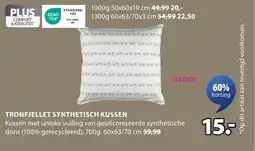 Jysk Tronfjellet synthetisch kussen aanbieding