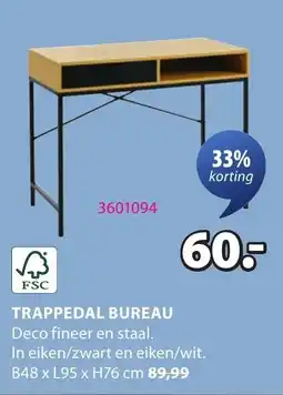 Jysk Trappedal bureau aanbieding