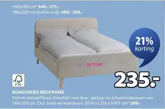 Jysk Kongsberg Bedframe aanbieding