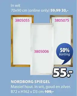 Jysk Nordborg Spiegel aanbieding