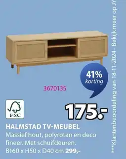 Jysk Halmstad TV Meubel aanbieding