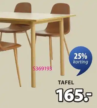 Jysk Alsted Tafel aanbieding