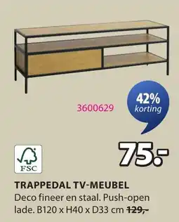 Jysk Trappedal TV Meubel aanbieding