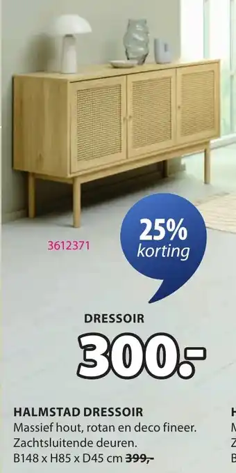 Jysk Halmstad Dressoir aanbieding