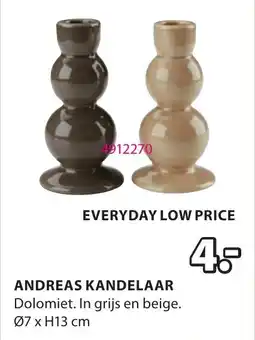 Jysk Andreas Kandelaar aanbieding