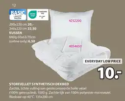 Jysk Storfjellet synthetisch dekbed aanbieding