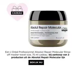 ICI PARIS XL L'ORÉAL Absolut Repair Molecular aanbieding