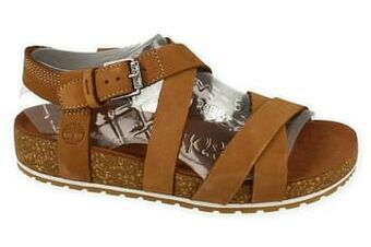 Berca Shoes Timberland Sandaal Dames Maliby Waves - Cognac aanbieding