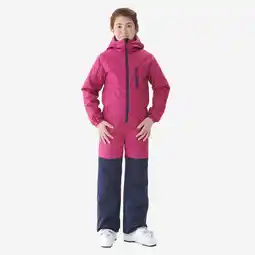 Decathlon WARM EN WATERDICHT SKIPAK VOOR KINDEREN 100 ROZE/MARINEBLAUW aanbieding