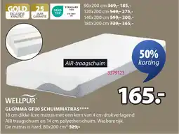 Jysk Wellpur Glomma GF30 Schuimmatras aanbieding