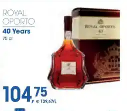 Prik en Tik Royal Oporto 40 Years aanbieding