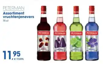 Prik en Tik Peterman Assortiment Vruchtenjenevers aanbieding