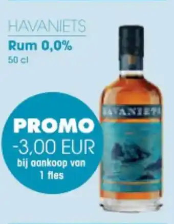 Prik en Tik Havaniets Rum 0,0% aanbieding