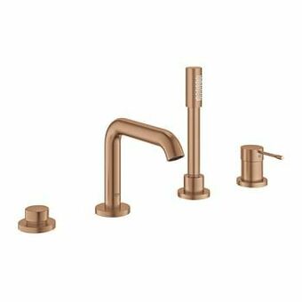 X2O Grohe Essence 4 gats badrandkraan Brushed Warm Sunset aanbieding