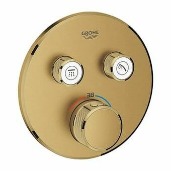 X2O Grohe Grohtherm SmartControl inbouw douchekraan thermostaat 2 uitgangen Brushed Cool Sunrise aanbieding