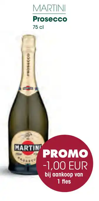 Prik en Tik Martini Prosecco aanbieding