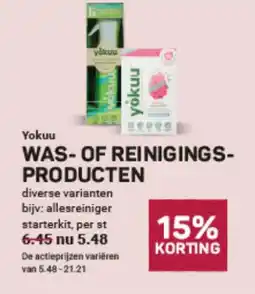 Ekoplaza Yokuu was of reinigings producten aanbieding