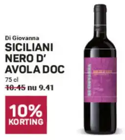 Ekoplaza Di giovanna siciliani nero d' avola doc aanbieding