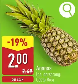 ALDI Ananas aanbieding