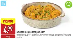 ALDI Kalkoenreepjes met pompoen aanbieding