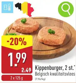 ALDI Kippenburger aanbieding