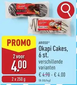 ALDI Arioso Okapi Cakes aanbieding