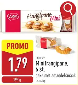 ALDI Lotus Minifrangipane aanbieding