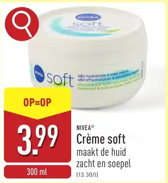 ALDI Nivea Crème soft aanbieding