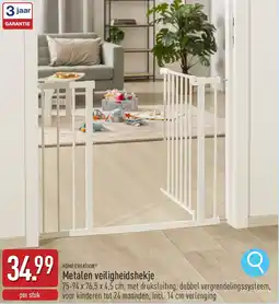 ALDI Home Creation Metalen veiligheidshekje aanbieding