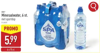 ALDI SPA Mineraalwater aanbieding