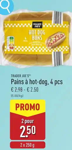 ALDI Trader joe's pains à hot-dog aanbieding