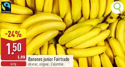 ALDI Bananes junior Fairtrade aanbieding