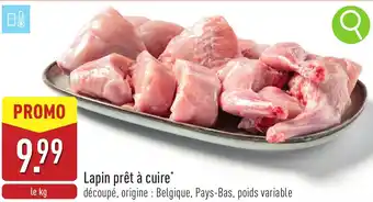 ALDI Lapin prêt à cuire aanbieding