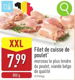 ALDI Filet de cuisse de poulet aanbieding