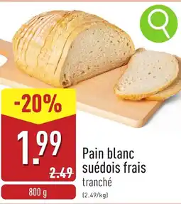 ALDI Pain blanc suédois frais aanbieding