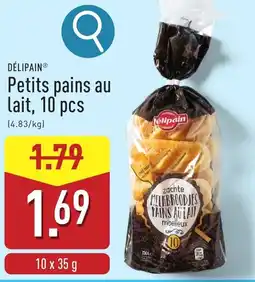 ALDI Délipain petits pains au lait aanbieding