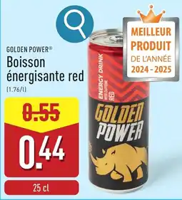 ALDI Golden power boisson énergisante red aanbieding