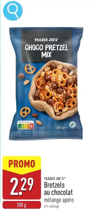 ALDI Trader joe's bretzels au chocolat aanbieding