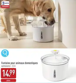 ALDI Fontaine pour animaux domestiques aanbieding