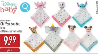 ALDI Disney baby chiffon doudou aanbieding