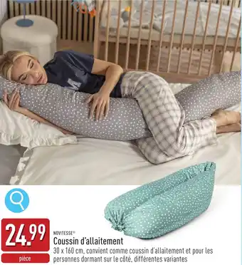 ALDI Novitesse coussin d'allaitement aanbieding