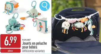 ALDI Playland jouets en peluche pour bébés aanbieding