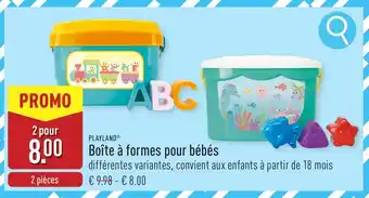 ALDI Playland boîte à formes pour bébés aanbieding