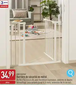 ALDI Home creation barrière de sécurité en métal aanbieding