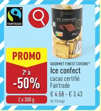 ALDI Gourmet finest cuisine Ice confect aanbieding