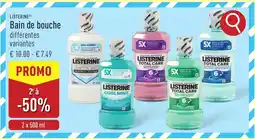 ALDI Listerine Bain de bouche aanbieding