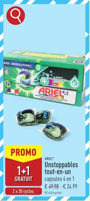 ALDI Ariel unstoppables tout en un aanbieding